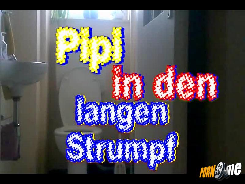 Pipi in den langen Strumpf